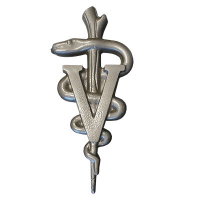 8oz Veterinarian Caduceus Stainless Steel Flask 8oz Veterinarian Caduceus Stainless Steel Flask