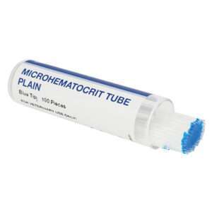 Microhematocrit Capillary Tube, Blue Tip