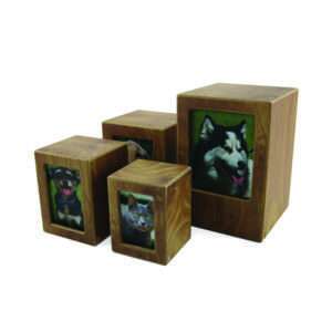 Birch Finish Wood Photo Boxes