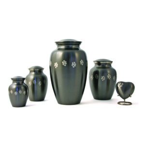 Paw Print Slate Urns