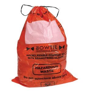 BowTie™ Biohazard Drawstring Bags – For Large Biohazard XL Bins